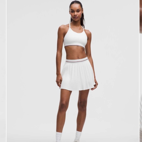 Lululemon Logo-Waist Micro-Pleat Mid-Rise Tennis Skirt *Long
White size XXS - Picture 3 of 11